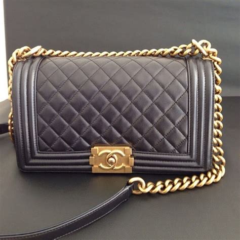 grey chanel boy bag silver hardware|chanel bags with gold hardware.